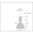 96632401 Thorn GLAC2 L LED3 5000 830 HFIX EC BK AL BK LED-Pendelleuchte Produktbild Additional View 1 S