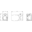 3SU1500-1AA10-1FA0 Siemens Halter für 3 Module, 1S+1Ö Produktbild Additional View 2 S