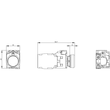 3SU1100-0AB40-1FA0 Siemens Drucktaster, 22mm, rund, Kunststoff, grün, Druckknop Produktbild Additional View 2 S