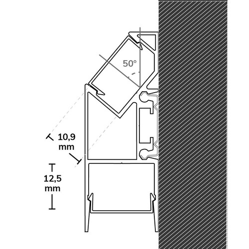 FIAI Isoled LED Aufbauleuchtenprofil Produktbild Additional View 1 L