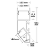 FIAI Isoled LED Aufbauleuchtenprofil Produktbild Additional View 1 S