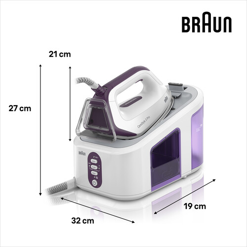 0128803001 Braun IS3155VI CareStyle 3 Dampfbügelstation 6,5 Bar 2,5L 430 g/Min Produktbild Additional View 1 L