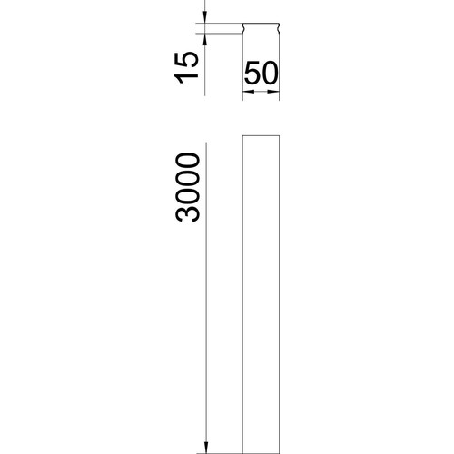 6001820 Obo DGRR 50 FT Deckel rastbarfür Gitterrinne50x3000Stahltauchfeuerverzin Produktbild Additional View 1 L