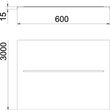 6001834 Obo DGRR 600 FT Deckel rastbarfür Gitterrinne600x3000Stahltauc Produktbild Additional View 1 S