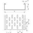 6055524 Obo MKS 660 FS Kabelrinne MKSgelocht, mit Verbinder Set60x600x300 Produktbild Additional View 1 S