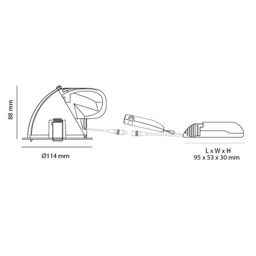 902626 SG Leuchten EXCLUSIVE MIDI IN/OUTDOOR weiß 3000K Produktbild Additional View 1 L