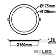 114908 Iosled LED DOWNLIGHT, 12W, RUND, ULTRA FLACH, SILBER, WARMWEISS,DIM Produktbild Additional View 2 S