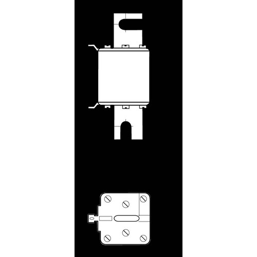 3NE43300B Siemens SITOR Sicherungseinsatz, mit geschlitzten Mes Produktbild Additional View 1 L