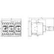 3RA24378XF321AL2 Siemens Stern Dreieck Kombination AC 3: 55kW/400V AC 230V, 3S Produktbild Additional View 2 S