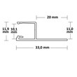 FIAI Isoled LED Fliesenprofil Produktbild Additional View 1 S