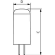 76779200 Philips Lampen CorePro LEDcapsuleLV 1.8 20W GY6.35 827 Produktbild Additional View 1 S