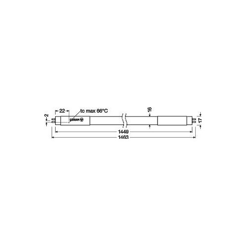 4058075543089 OSRAM SubstiTube ST5HO49-1.5M 26W/840 80-110V HF G5 Produktbild Additional View 2 L