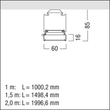 42187201 Zumtobel TECTON MIREL LED5500 840 L1500 LDO BK LED Lichtbandleuchte Produktbild Additional View 1 S