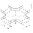 12030 Trayco CT110 X 400 PG H=110mm, W=400mm, pre galvanised Kabelrinne X St Produktbild