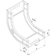 11994 Trayco CT110 RB90 400 PG H=110mm, W=400mm, pre galvanised Kabelrinne Stei Produktbild Additional View 4 S