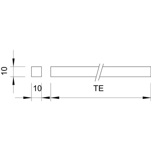 5015804 Obo 1801 KL2 Klemmschienefür Potentialausgleichsschiene430mmMessing Produktbild Additional View 1 L