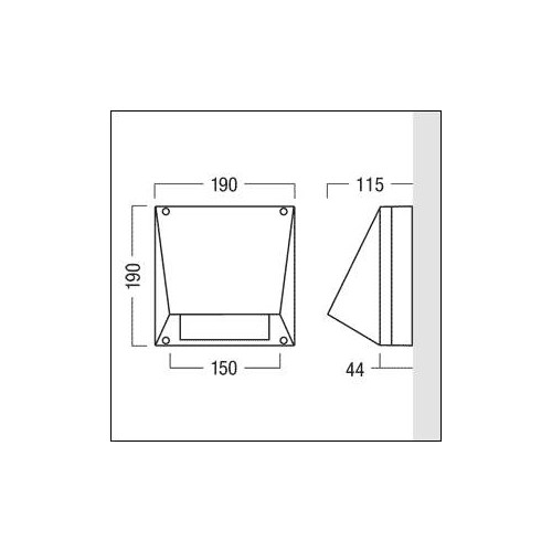 42934219 Zumtobel RESCLITE PROtect MSW ANT E3D H WH IP65 Sicherheitsleuchte Produktbild Additional View 1 L