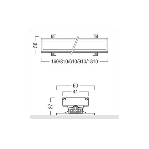 21013727 Zumtobel LINELIGHT 600 827 65 L910 SR LED-Lichtlinie Produktbild Additional View 1 L