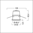 22170200 Zumtobel ED SENS mini CR Passiv Infrarot Bewegungs-Lichtsensor Produktbild Additional View 1 S