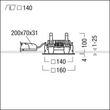 60815905 Zumtobel PANOS EVO Q140L 16W LED830 WH WH LED Decken-Einbauleuchte Produktbild Additional View 1 S