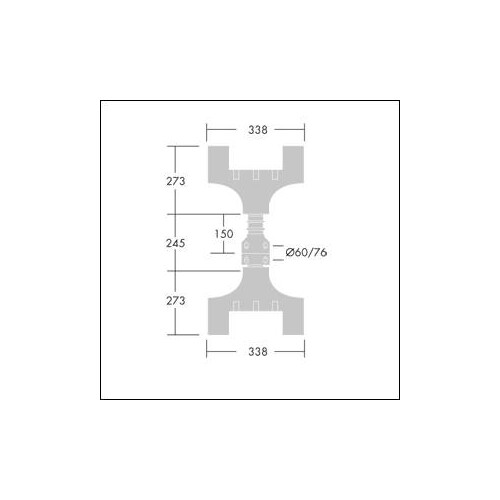 96262305 Thorn OLSYS2 MTP 60/76 x2 Montagezubehör Produktbild Additional View 1 L