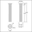 96264227 Thorn TR B S 10L25 730 R/S CL1 MPL LED-Poller Produktbild Additional View 1 S