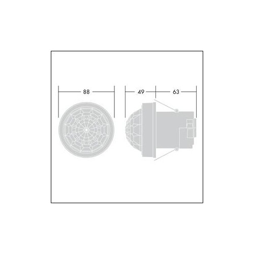 96601981 Thorn SWITCHLITE MRE SLD HIBAY Passiver Infrarotsensor Produktbild Additional View 1 L