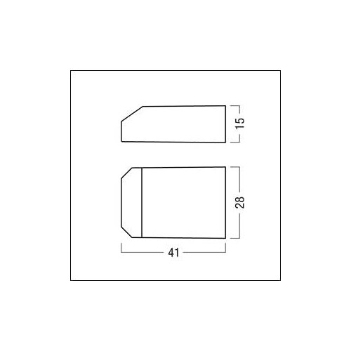 22185326 Zumtobel LM SxED Schalt , Schalt Dim/ Wechsel Eingang 4x Produktbild Additional View 1 L