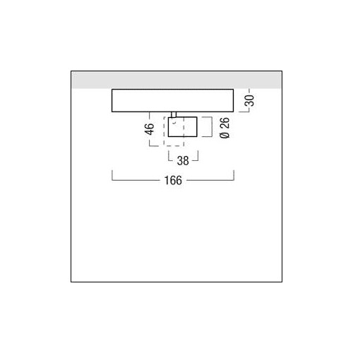 42927538 Zumtobel SUP2 S 1/LED350 930 WFL DIM BK LED-Akzentstrahler Produktbild Additional View 1 L