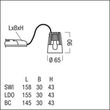 60210959 Zumtobel DIAMO MD 1300 930 SWI VFL DWH WH LED-Lichtmodul Produktbild Additional View 1 S