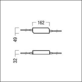 21100296 Zumtobel LINELIGHT DRIVER 1992A/70W EVG Schaltbares BetriebsgerÃ€t Produktbild