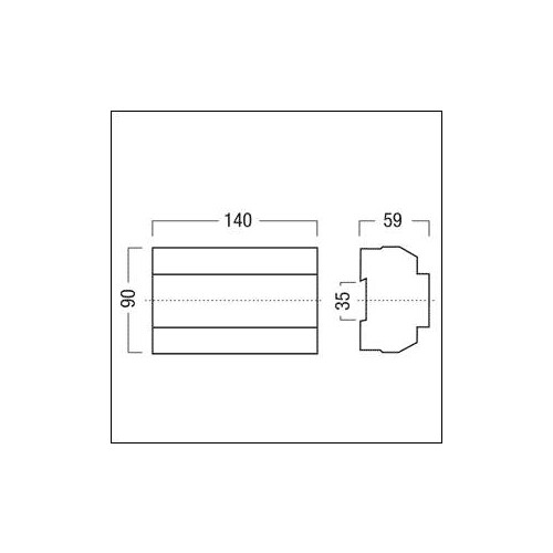 22169983 Zumtobel LM 3DLIS 3x20 DALI Steuergerät 3x Schaltschrank Produktbild Additional View 1 L