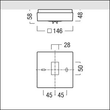 42185732 Zumtobel RESCLITE PRO MSC ESC HP E3D WH Sicherheitsleuchte Produktbild Additional View 1 S