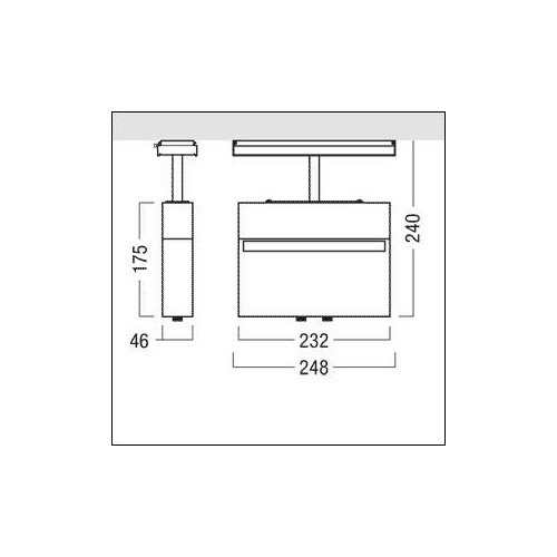 42185962 Zumtobel CROSSIGN 110 P TEC GP E3D ERI WH Sicherheitszeichenleuchte Produktbild Additional View 1 L