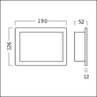 28000262 Zumtobel LITECOM Touchpanel TCI Touch Panel Wandeinbau, Unterputz Produktbild Additional View 1 S