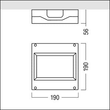 42186597 Zumtobel RESCLITE PROtect MSC ESC ECC WH IP65 Sicherheitsleuchte Produktbild Additional View 1 S