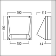 42186582 Zumtobel RESCLITE PROtect MSW ANT ECC WH IP65 Sicherheitsleuchte Produktbild Additional View 1 S