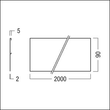 60211021 Zumtobel SUI 3PH/L3+DALI TRACK PROF U 2X2M WH U-Kaschierungsprofil Produktbild Additional View 1 S