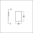 60211028 Zumtobel SUI 3PH/L3+DALI TRACK PROF U ENDCAP BK Abschlussplatte Produktbild Additional View 1 S