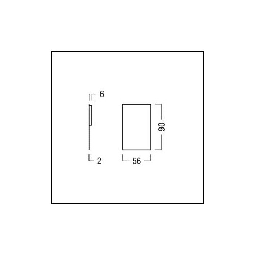 60211028 Zumtobel SUI 3PH/L3+DALI TRACK PROF U ENDCAP BK Abschlussplatte Produktbild Additional View 1 L