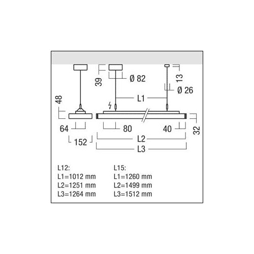 42186826 Zumtobel ECOOS2 SLIM 4400 940 MSP L12 MPO LDE Anbau/Pendelleuchte Produktbild Additional View 1 L