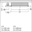 42932553 Zumtobel ECOOS2 SLIM 5500 940 TEC L15 MPO LDE WH Leuchte mit TECTON A Produktbild Additional View 1 S