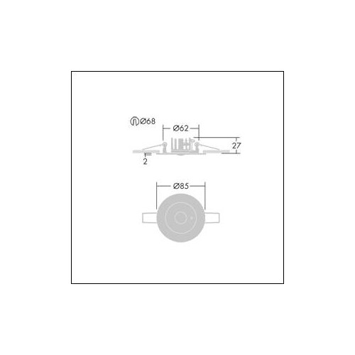 96633208 Thorn VOYAGER STAR MRCR ANT ECD WH Notlichtleuchte Produktbild Additional View 1 L