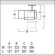 60715336 Zumtobel ARC ZF M 1300 930 LDO 3CD SP WFL AZ LED-Strahler Produktbild Additional View 1 S