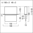 42185926 Zumtobel ARTSIGN 75 P MRC E3D SR SP1E002D Sicherheitszeichenleuchte Produktbild Additional View 1 S