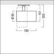 60715793 Zumtobel VIV2 M 3000 830 SWI 3CUC MSP BK BK LED-Strahler Produktbild Additional View 1 S