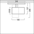 60716433 Zumtobel VIV2 M 3400 940 SWI TEC GP FL WH WH LED-Strahler Produktbild Additional View 1 S