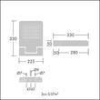 96633544 Thorn OLSYS1 12L70 730 CL1 AREA A/S LED-Allzweckflutlicht Produktbild Additional View 1 S