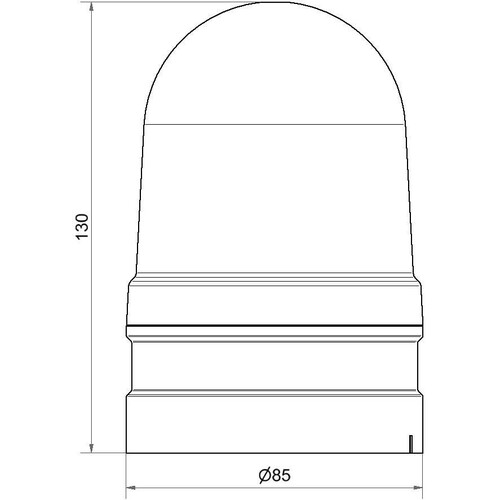 WE261 340 60 Werma Midi Rotating 115 230VAC YE Produktbild Additional View 1 L