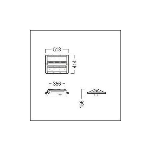 42187266 Zumtobel CR2PL M17K 840 PC WB LDO E3D WH LED Hallenleuchte Produktbild Additional View 1 L